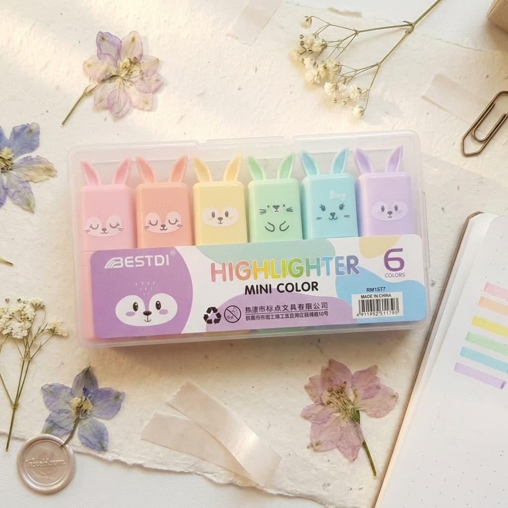 Cover of Bunny Mini Color Highlighters by BESTDI