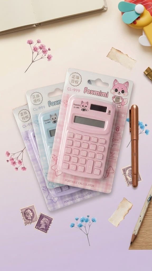 Cover of Foxmimi multicolored Calculators by Foxmimi